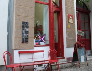 Front des 3D Druck Shops in Berlin