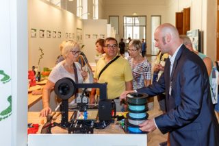 Jan Northoff praesentiert 3D-Druck