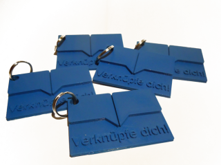 3D gedruckte Schluesselanhaenger von YOUin3D.com