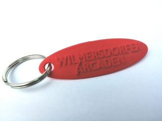 3D-Druck Schlüsselanhänger Wilmersdorfer Arcaden