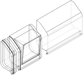 3D-Druck-Belüftungsystem-Abluft Absauganlage